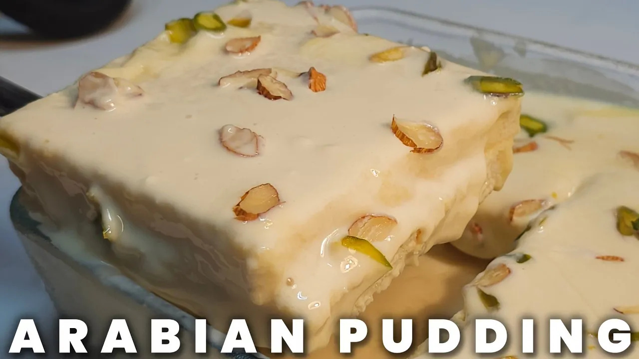Arabian Pudding Recipe | Traditional Middle Eastern Dessert | Cook with Judy and Flo