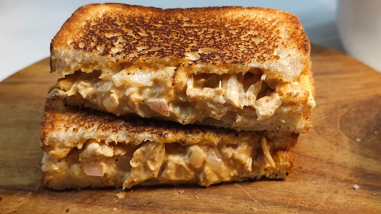 Chicken Cheese Melt Sandwich | Chicken Melt Sandwich | Cook with Judy and Flo