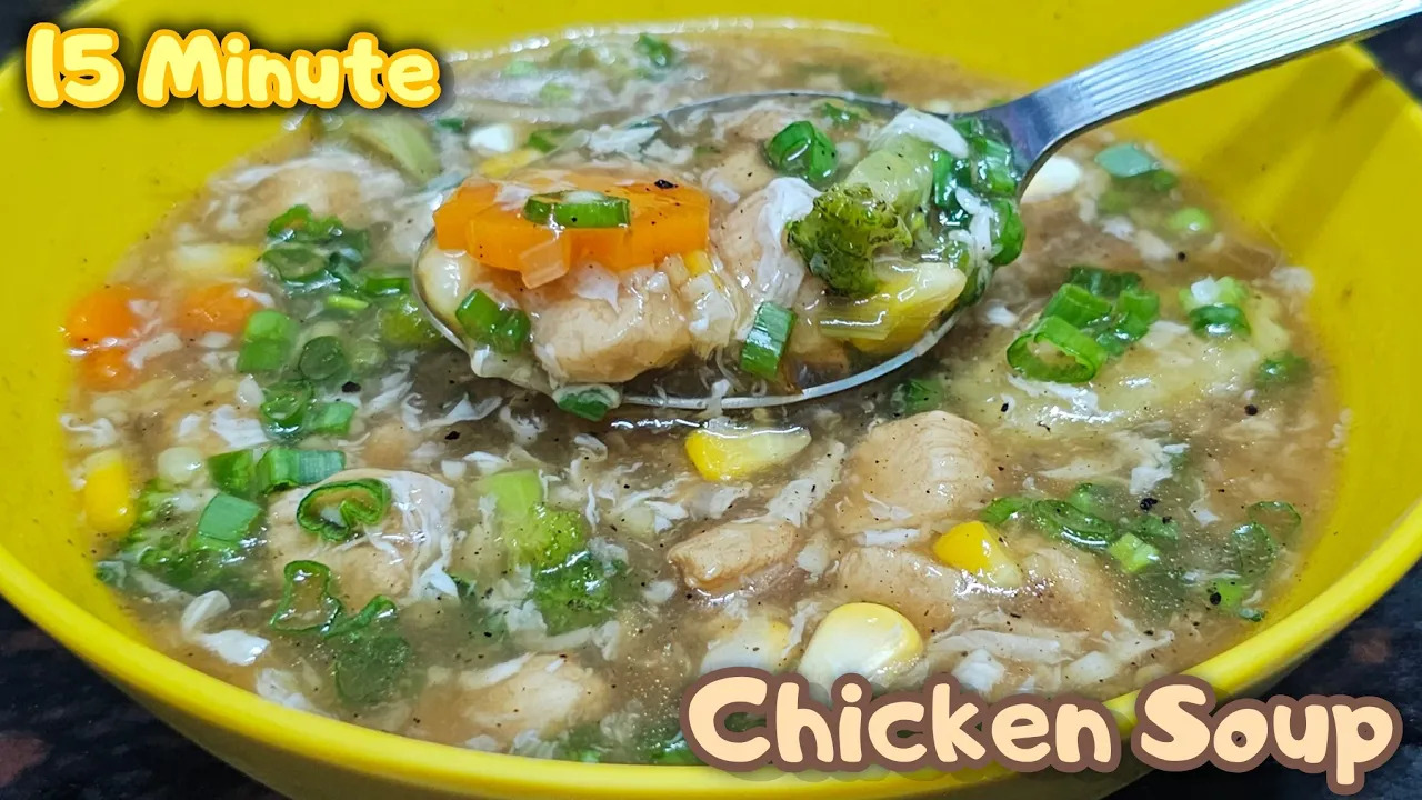 15 Minute Chicken Soup | Quick & Comforting One-Pot Recipe | Cook with Judy and Flo