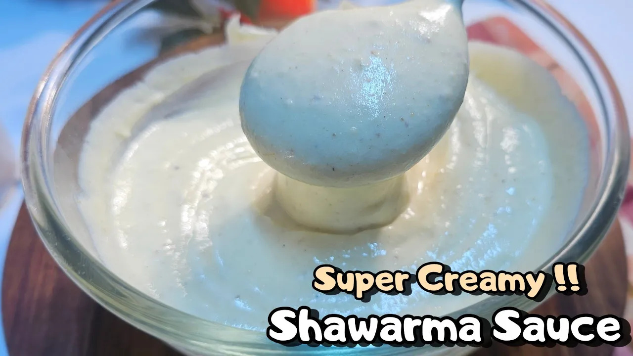 Shawarma Sauce Recipe | Easy & Cream Shawarma Sauce | Cook with Judy and Flo