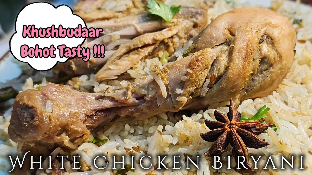 White Chicken Biryani Recipe | Mild, Creamy & Flavourful | Cook with Judy and Flo