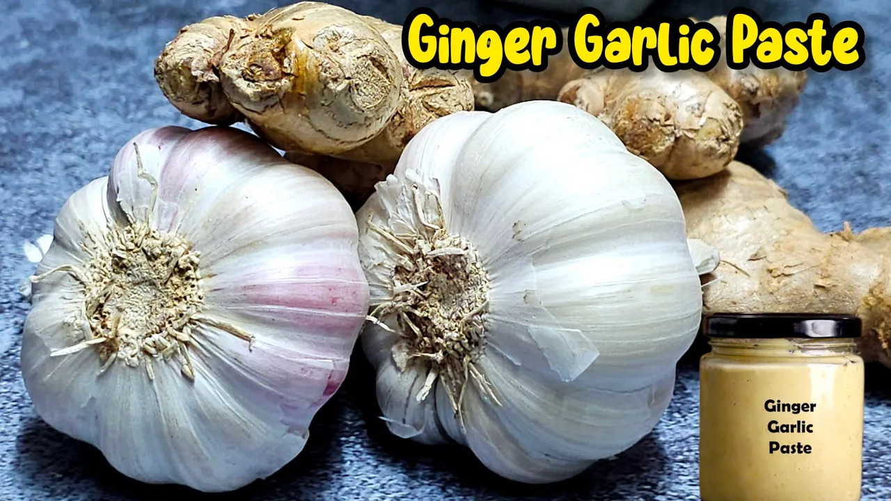Ginger Garlic Paste | How to Make 1 kg Ginger Garlic Paste | By Cook with Judy and Flo