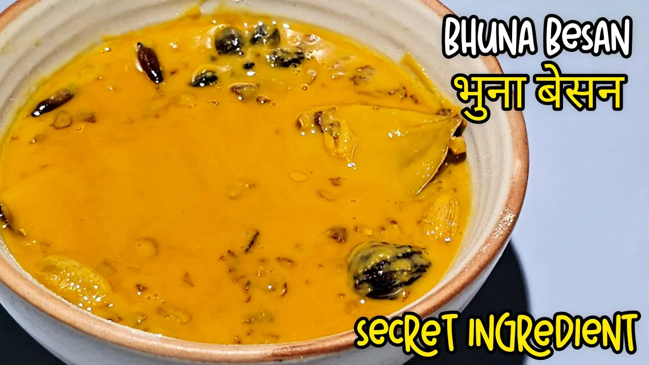 Bhuna Besan | Restaurant's Secret Ingredient For Tandoori Marinations | भुना बेसन रेसिपी