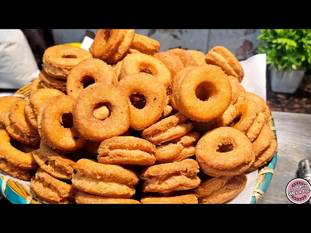 Crispy Donut Biscuits | Christmas Donuts