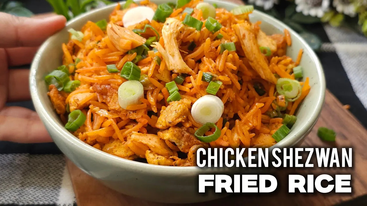 Chicken Schezwan Fried Rice | Street Style Recipe | Cook with Judy and Flo