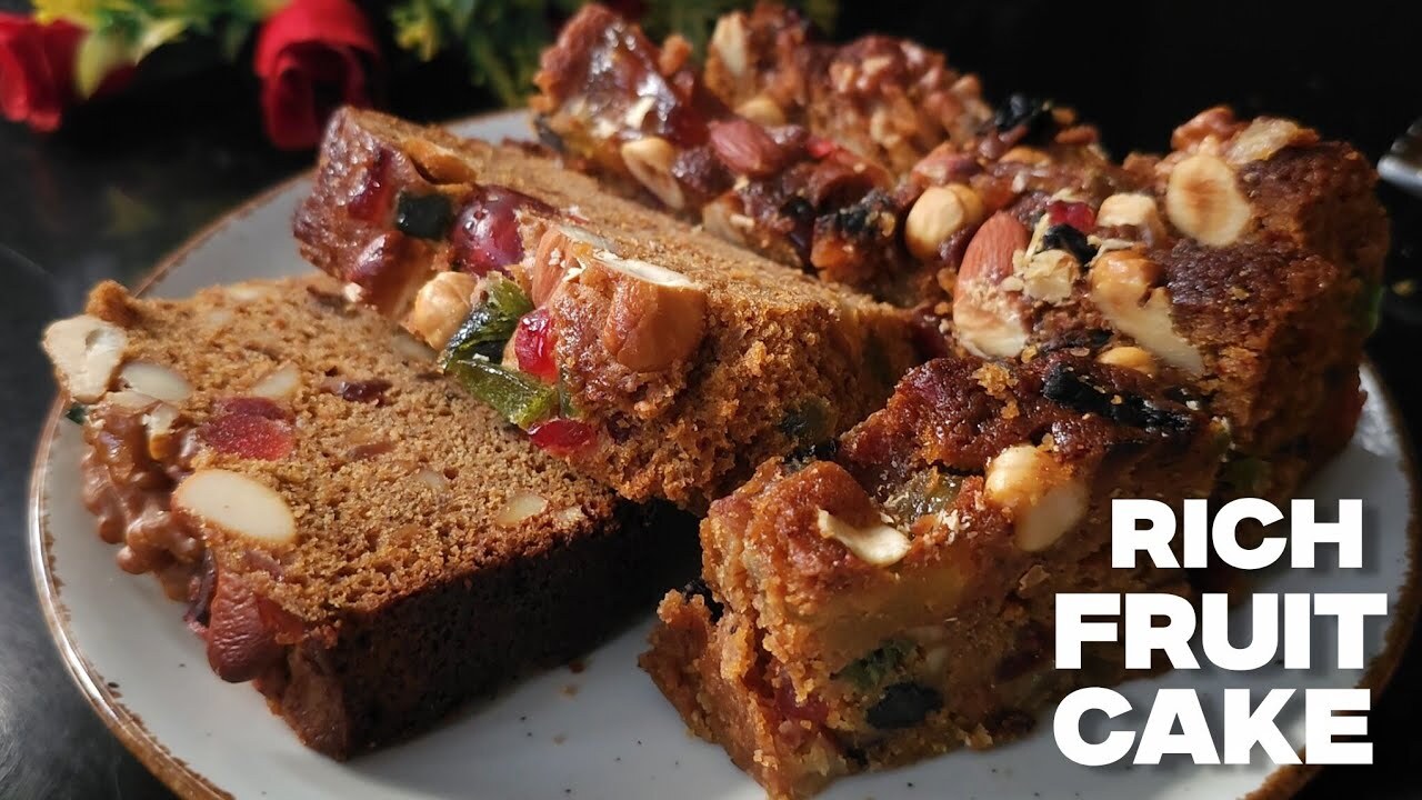 Rich Fruit Cake without Alcohol | Plum Cake Recipes | Cook with Judy and Flo