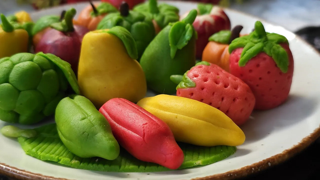 Marzipan Fruits | How to Make Marzipan | Cook with Judy and Flo