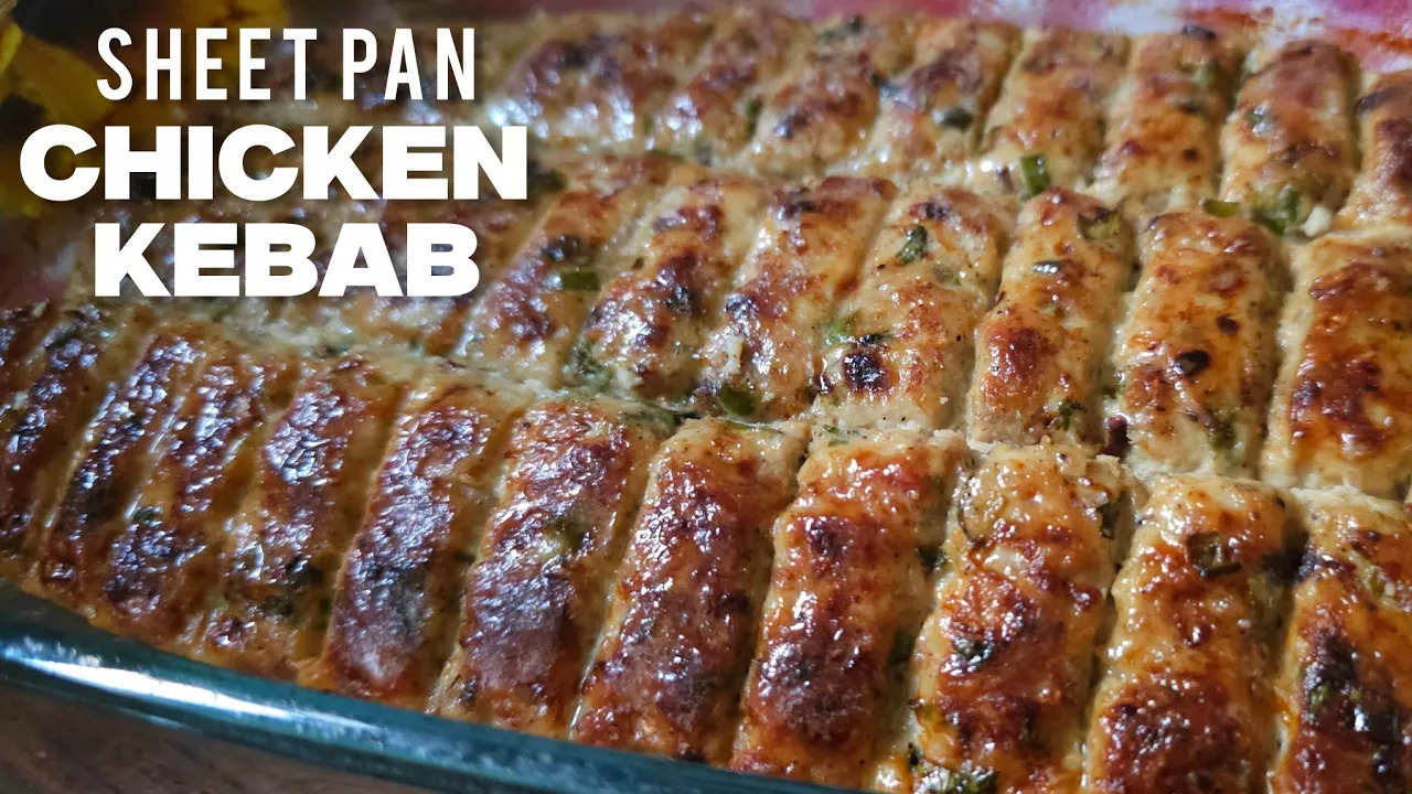 Juicy Sheet Pan Chicken Kebabs | Sheet Pan Chicken Kebabs | Cook with Judy and Flo