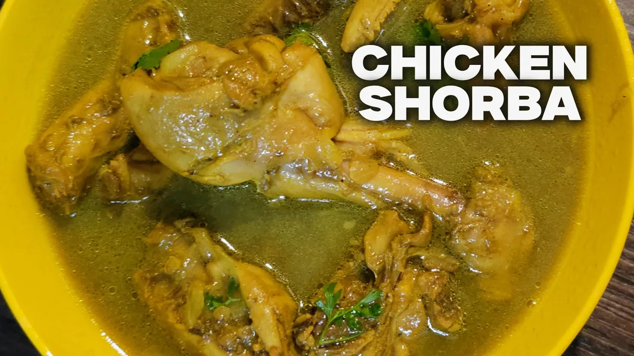 Green Chicken Shorba