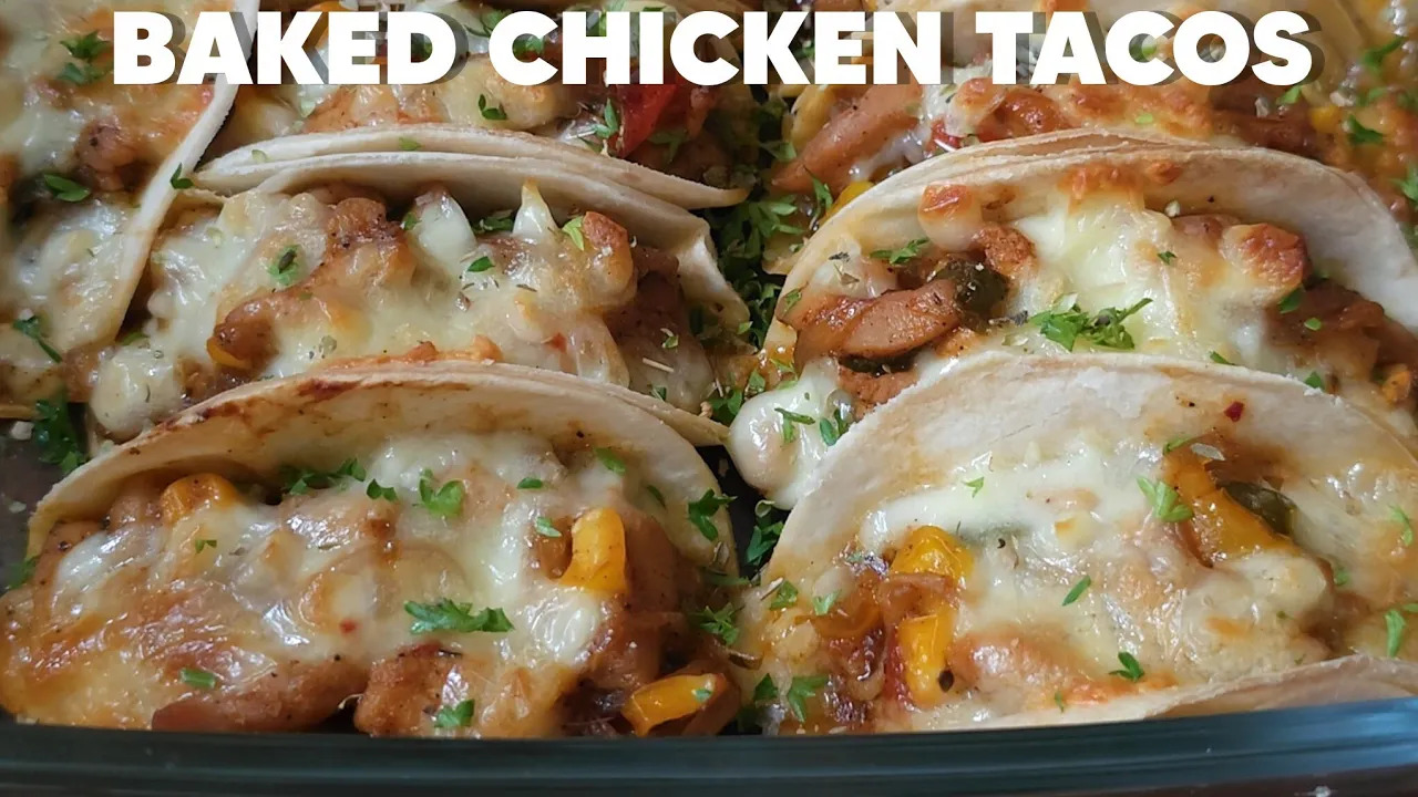 How to Make Baked Chicken Tacos at Home