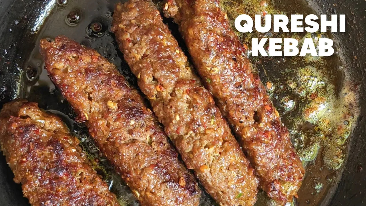 Qureshi Kebab Recipe | Juicy Mughlai Style Seekh Kebabs at Home