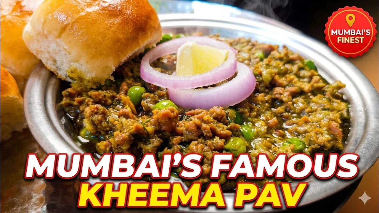 Mumbai Famous Kheema Pav Recipe | Irani Keema Pav | Mumbai Green Kheema Pav