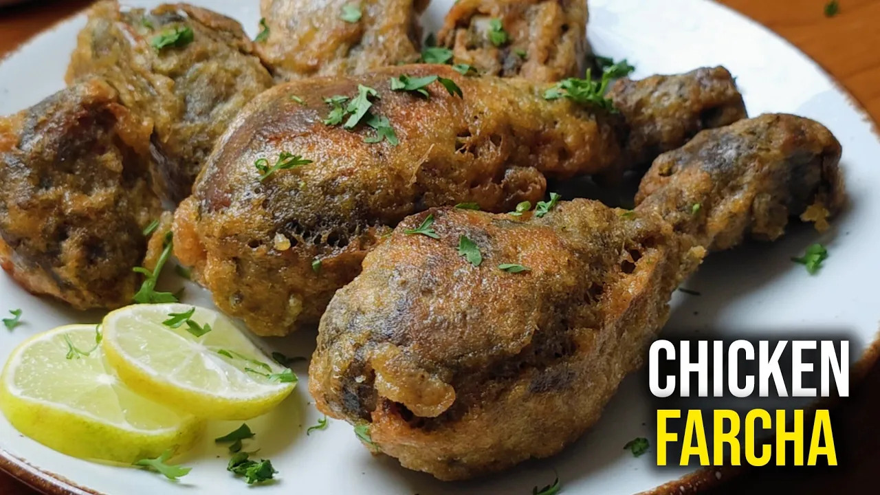 Chicken Farcha Recipe | Crispy Bombay Style Chicken Farcha | Ramadan Special