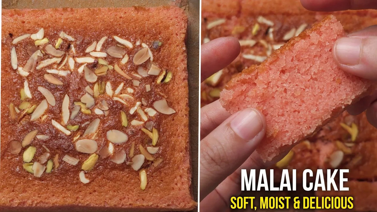 Malai Tea Cake Recipe | Soft, Fluffy & Moist Tea Time Cake at Home
