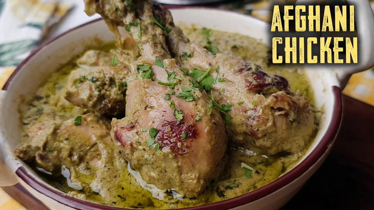 Afghani Chicken Recipe | Restaurant-Style Afghani Chicken