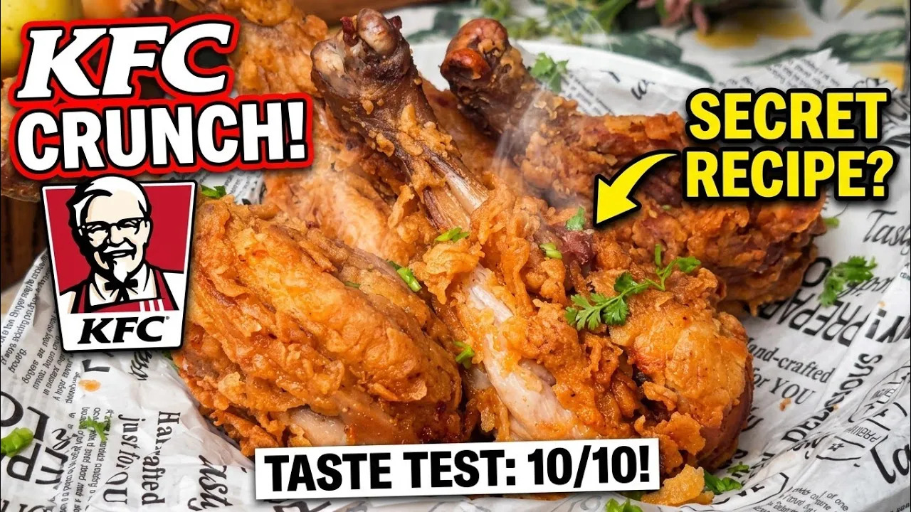 KFC Style Fried Chicken Recipe | Crispy, Juicy & Easy Homemade Chicken