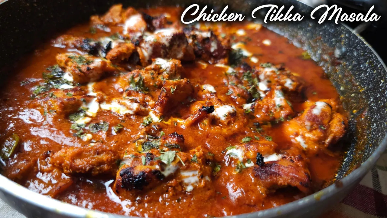 Chicken Tikka Masala Recipe | Restaurant-Style Creamy Chicken Tikka Masala