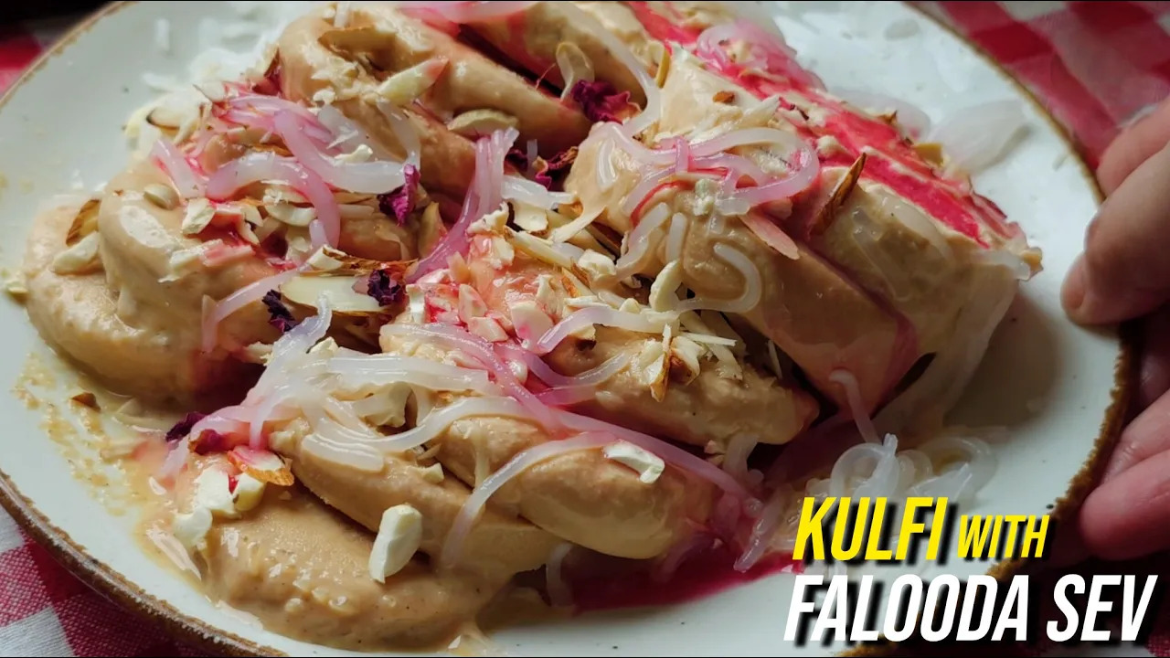 Best Homemade Kulfi with Falooda Sev Recipe | Classic Kulfi Falooda Recipe